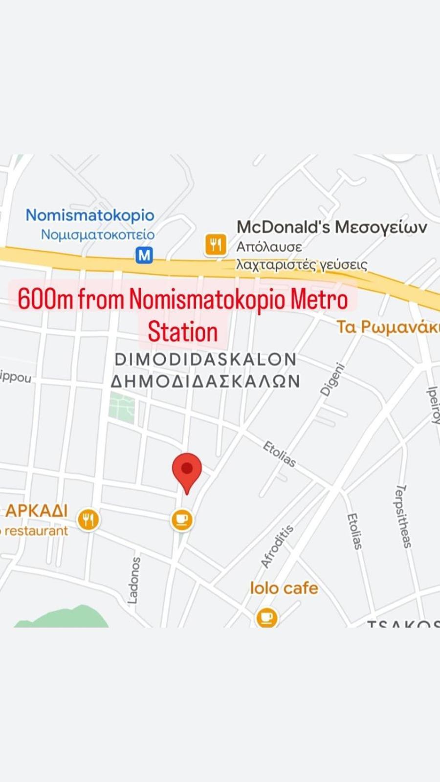 Lysandros Apartments In Athens, Near The Metro Eksteriør billede